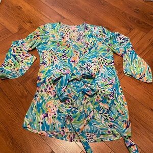 Lilly tie blouse
